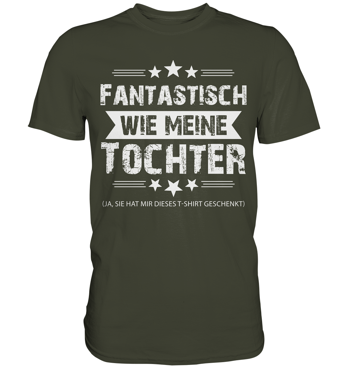 Fantastisch wie meine Tochter Papa T-Shirt Vater Geschenk