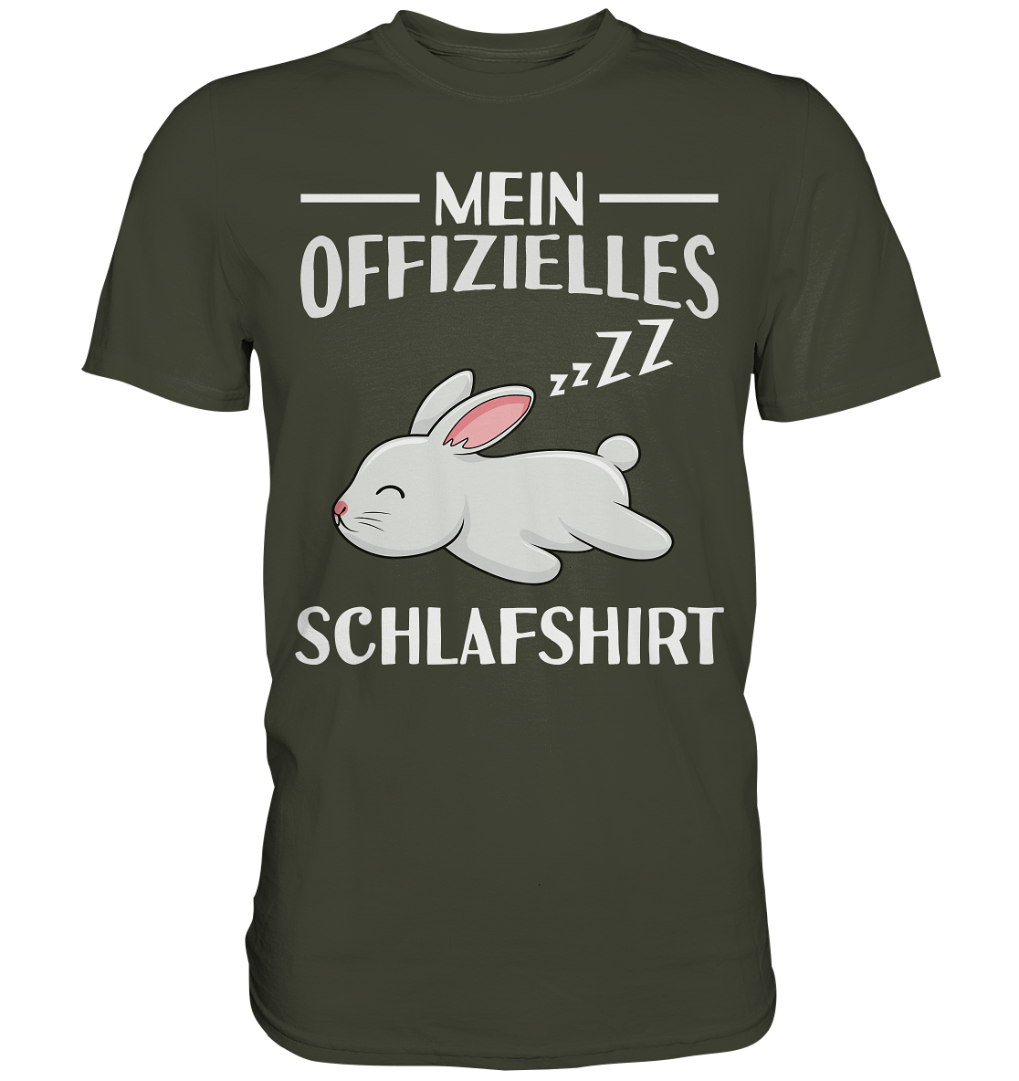 Offizielles Schlafshirt Nachthemd Schlafanzug Pyjama Hase T-Shirt