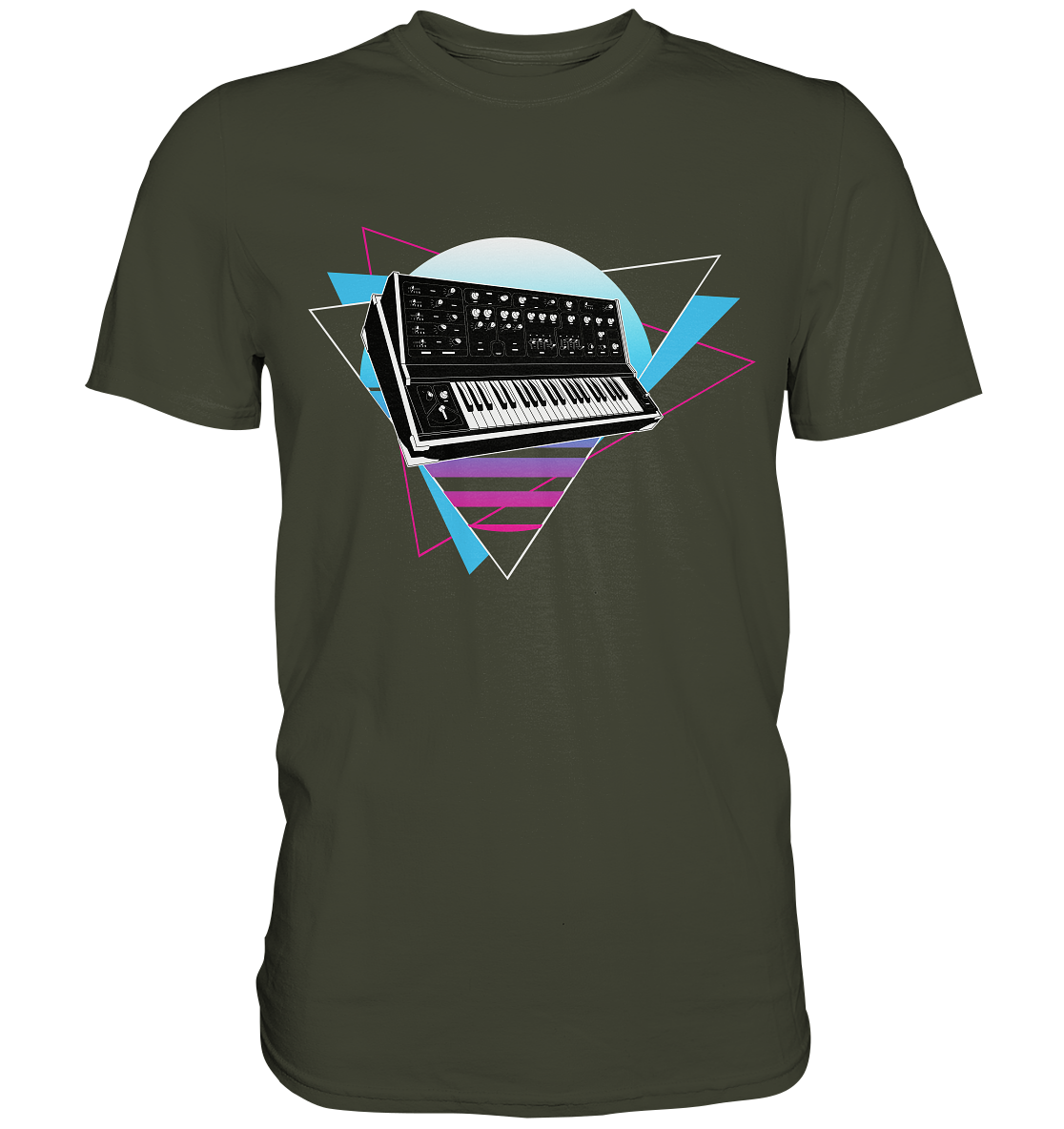 Modularer Synthesizer Analog Vaporwave Techno T-Shirt