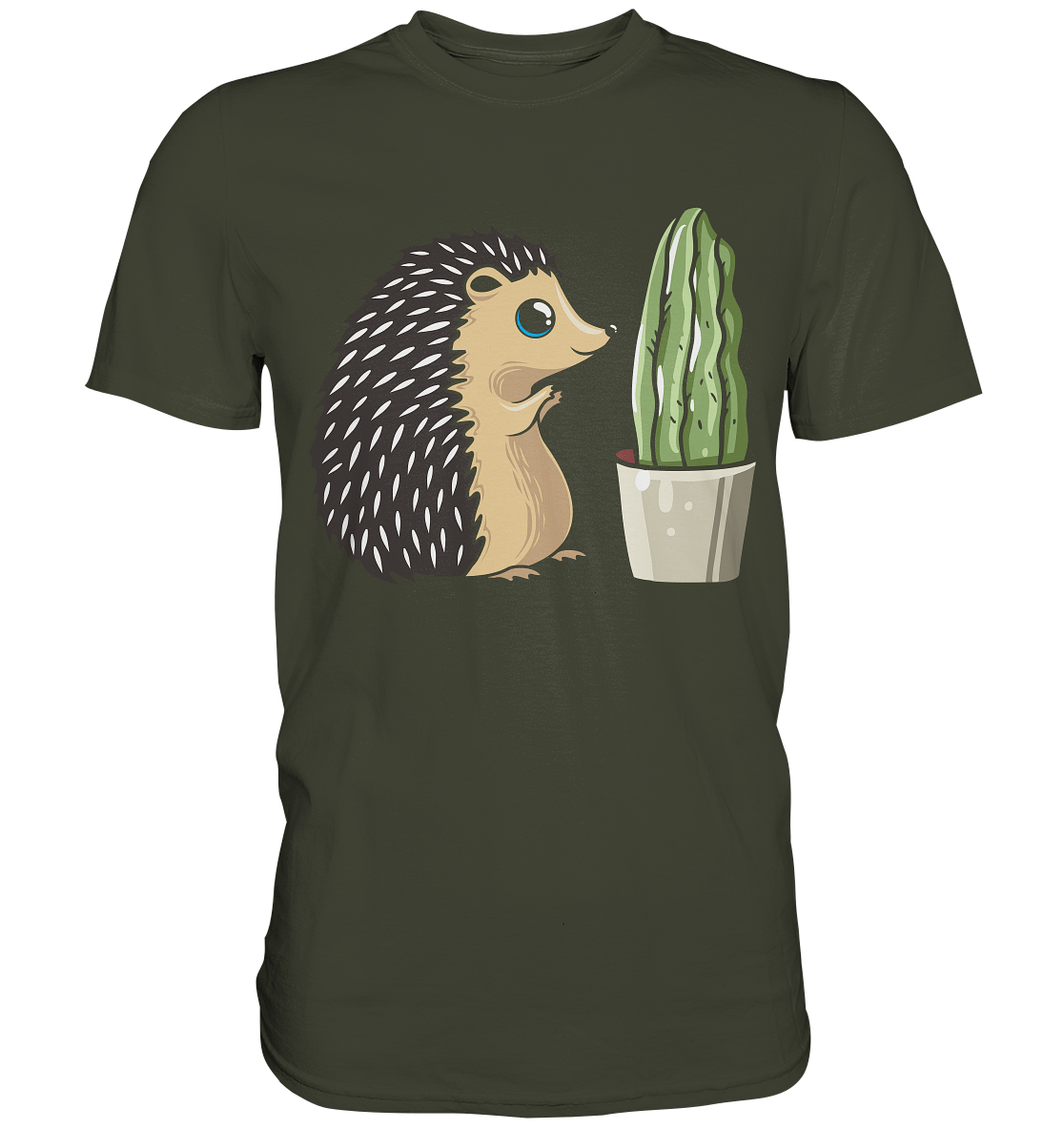 Igel Kaktus Stachel Freundschaft T-Shirt