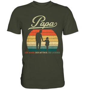 Papa Tochter Vater Geschenk Vatertag T-Shirt