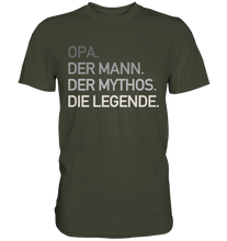 Laden Sie das Bild in den Galerie-Viewer, Opa Mann Mythos Legende T-Shirt Vatertag Geschenkidee
