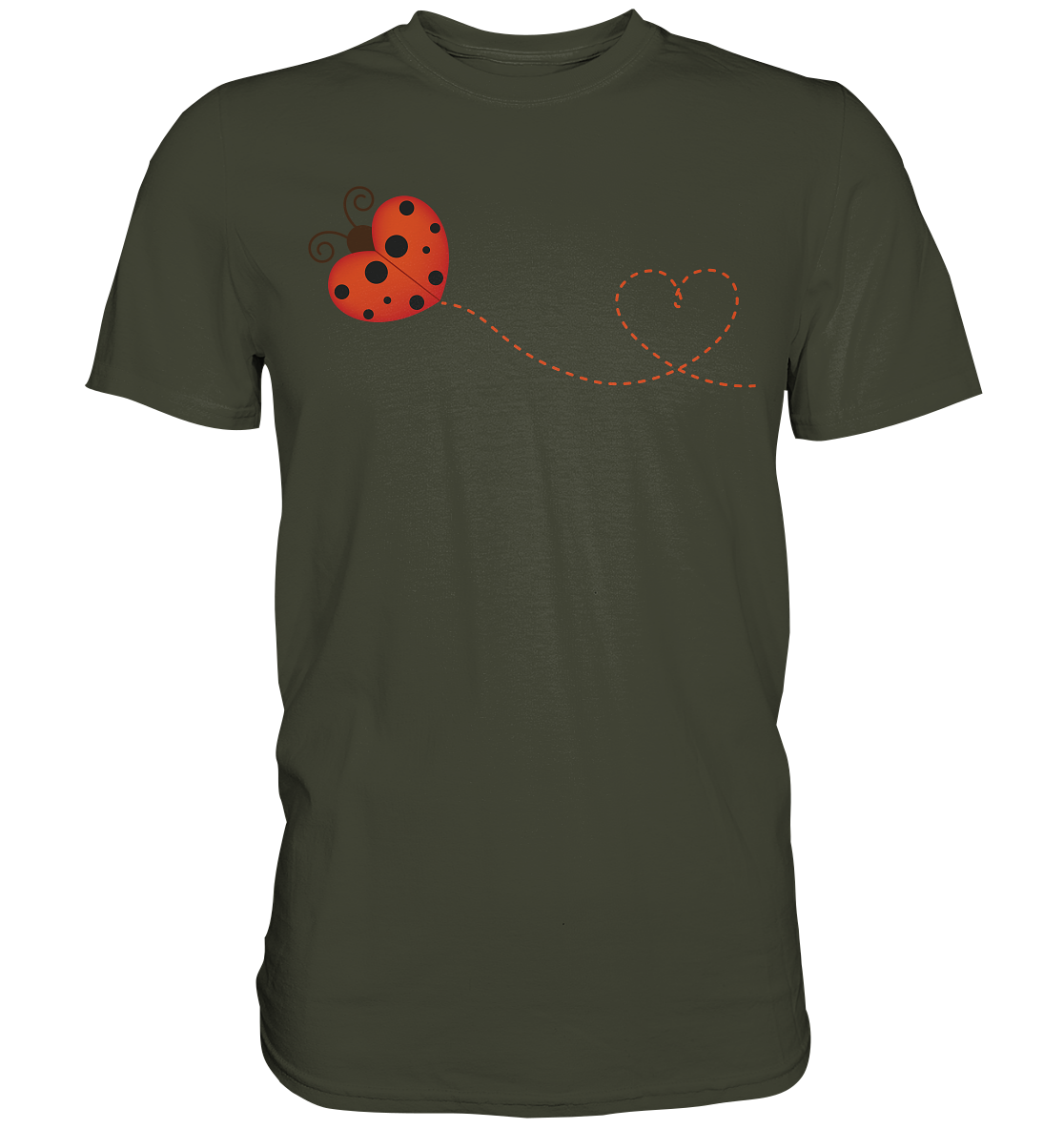 Marienkäfer Herz T-Shirt
