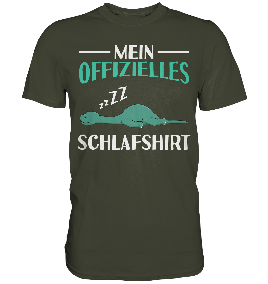 Offizielles Schlafshirt Dinosaurier Nachthemd Schlafanzug Pyjama Dino T-Shirt