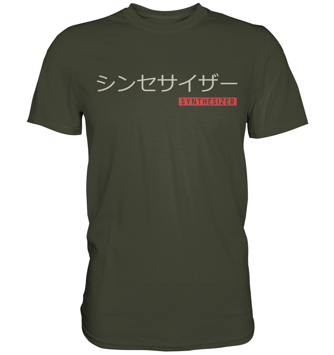 Synthesizer Japanische Kalligraphie Synth Analog T-Shirt