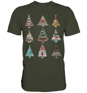 Weihnachtsshirt Weihnachtsbäume Weihnachtsoutfit Weihnachten T-Shirt