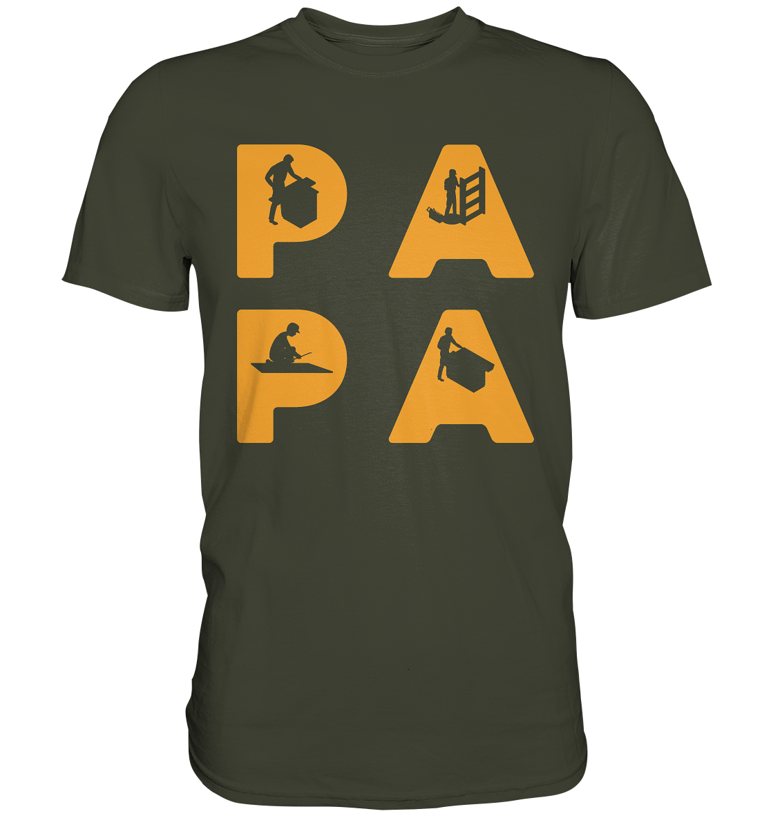 Handwerker Papa Werkstatt Vater Schrauber Vatertag T-Shirt