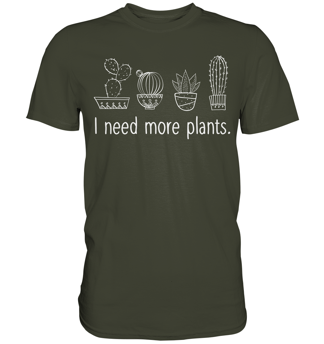 Kaktus Sammler Sukkulenten Pflanzen Kakteen T-Shirt