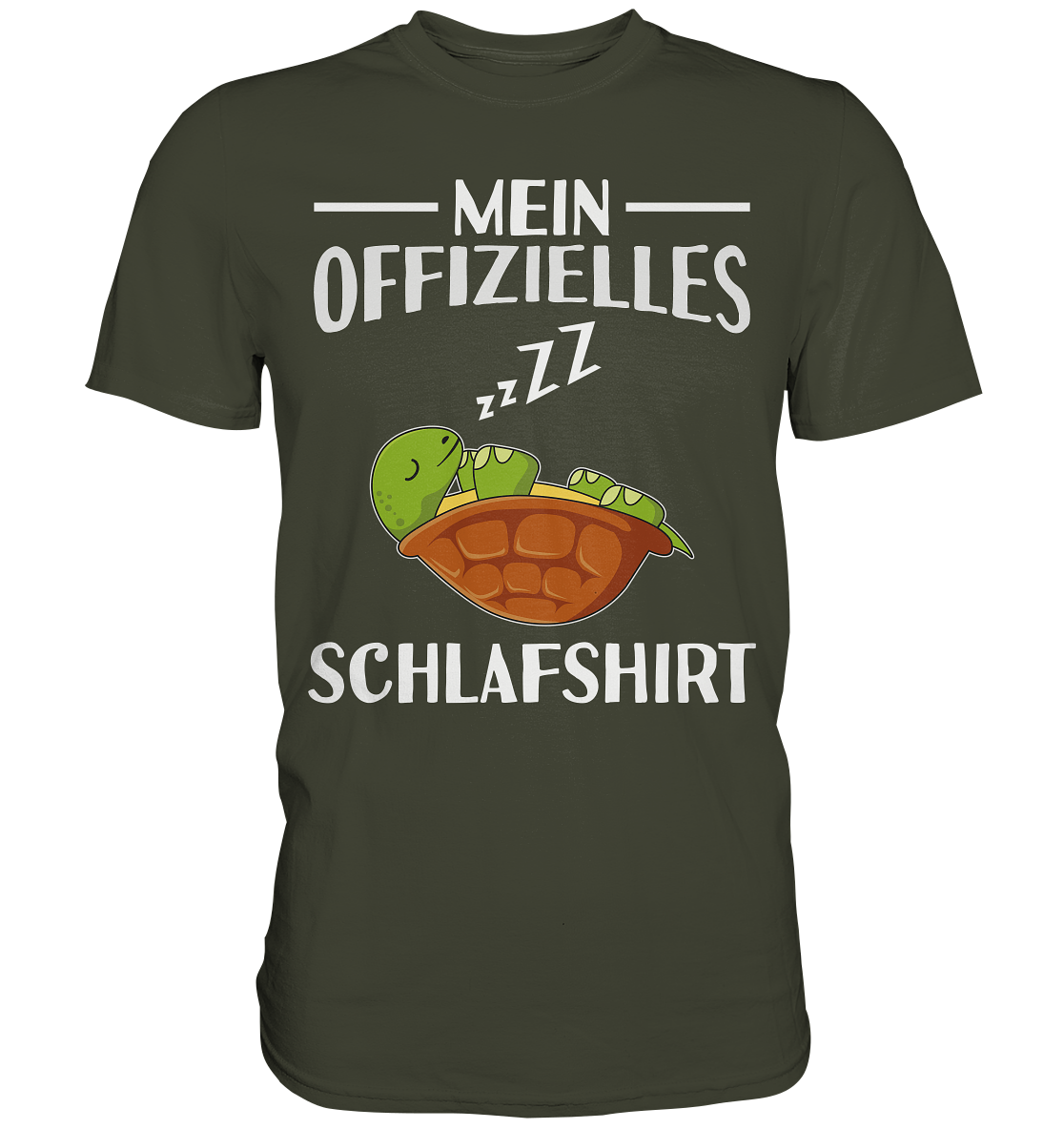 Offizielles Schlafshirt Nachthemd Schlafanzug Pyjama Schildkröte T-Shirt
