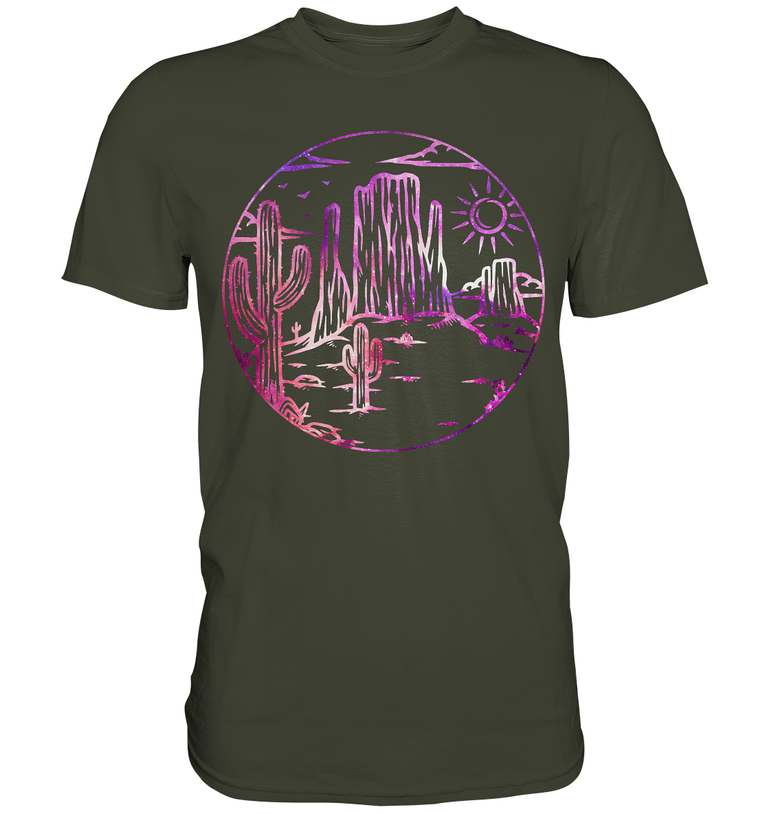 Sukkulenten Kakteen Wüste Pflanzen Kaktus T-Shirt