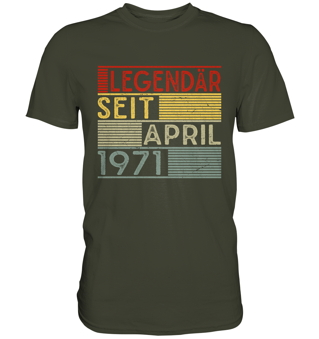 Männer Frauen Geburtstag Legendär seit personalisiertes T-Shirt