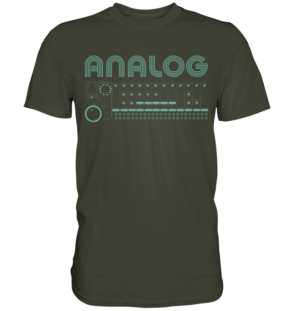 Retro Synthesizer Modular Analog T-Shirt