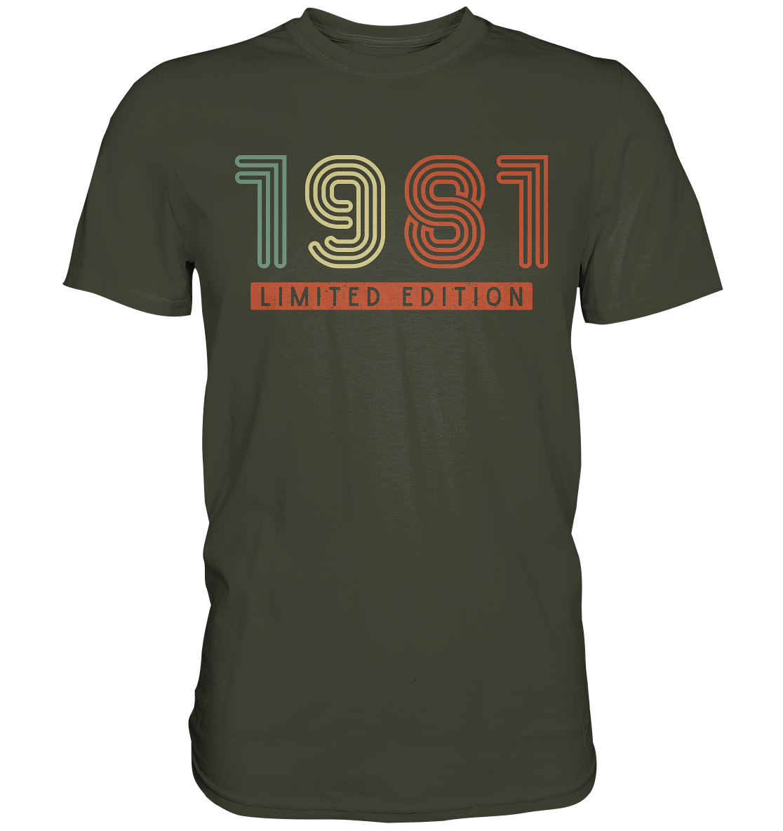 Retro Limited Edition personalisiertes Geburtstag T-Shirt Männer Frauen