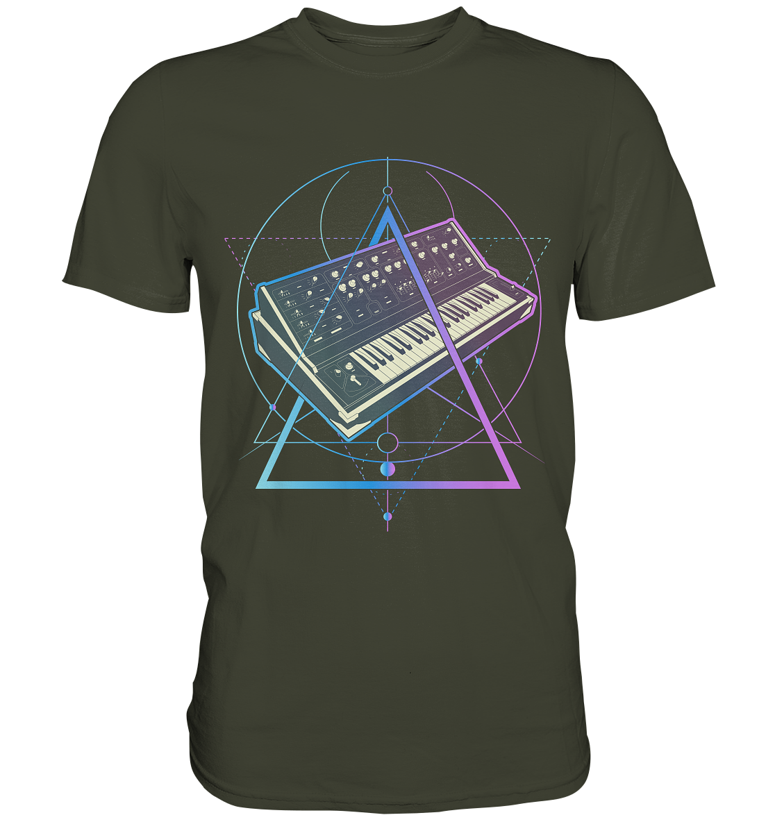 Synthesizer Analog Modular Pastel Goth Synth T-Shirt
