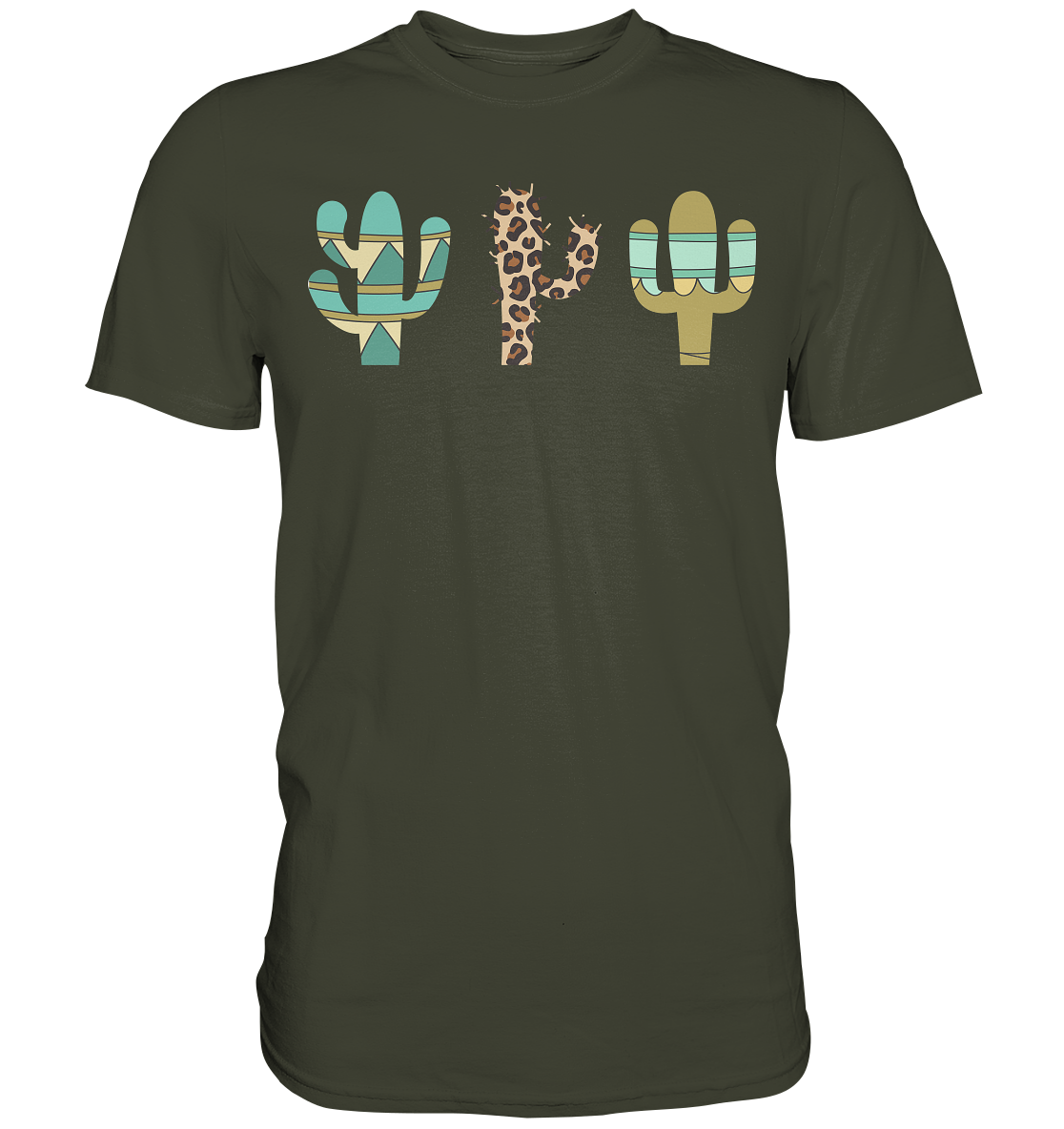 Kaktus Leopard Sukkulenten T-Shirt