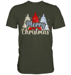 Weihnachtsshirt Merry Christmas Weihnachtsbaum Weihnachtsoutfit T-Shirt