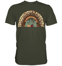 Laden Sie das Bild in den Galerie-Viewer, Kaktus Regenbogen T-Shirt
