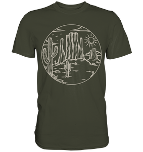 Kaktus Wüste Sukkulenten T-Shirt