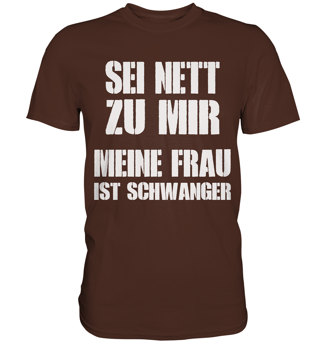 Meine Frau ist Schwanger Herren Premium T-Shirt