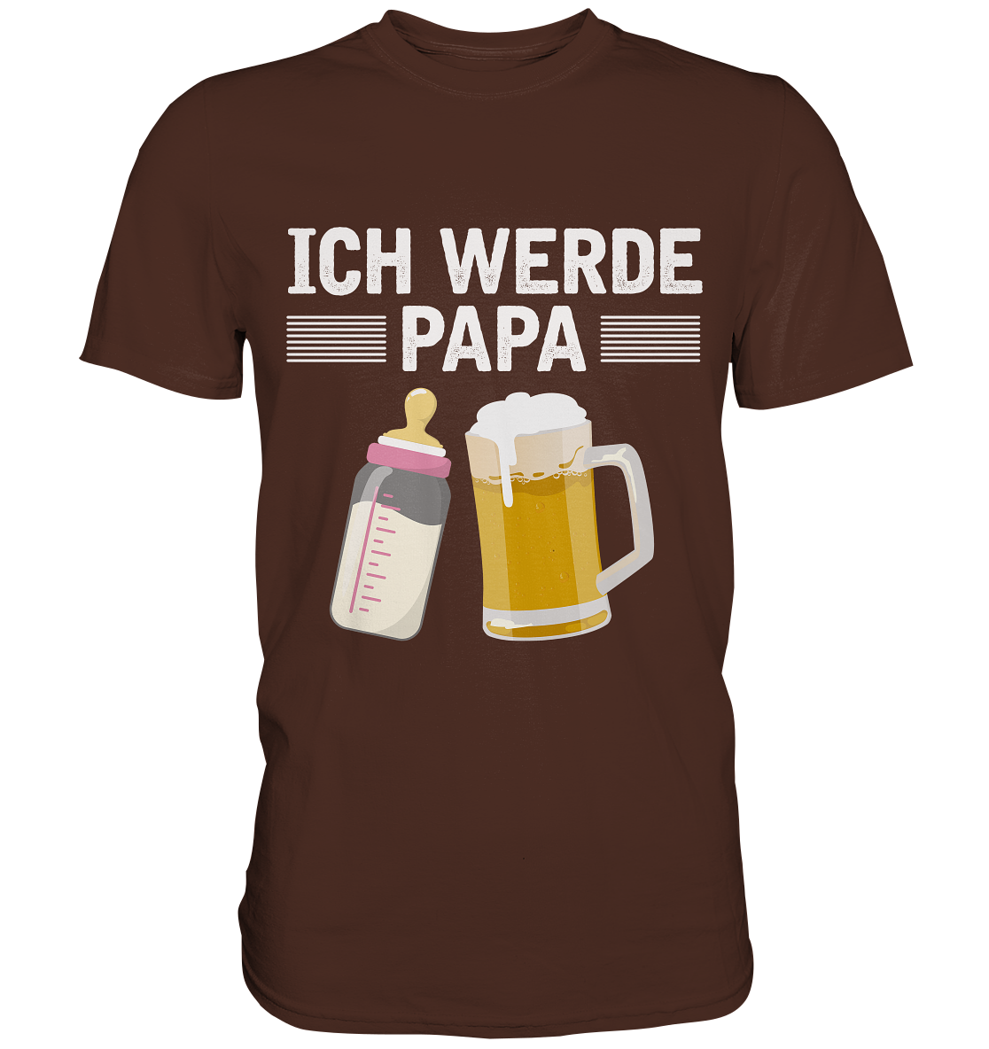 Ich werde Papa Herren Premium T-Shirt