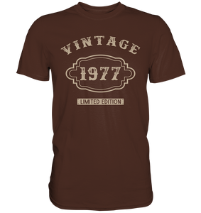 Vintage personalisiertes Geburtstagsshirt Herren Limited Edition