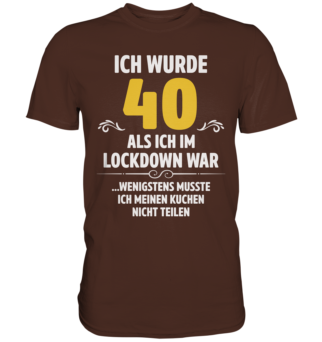 Lockdown personalisiertes Männer Frauen Geburtstag T-Shirt mit Wunschzahl