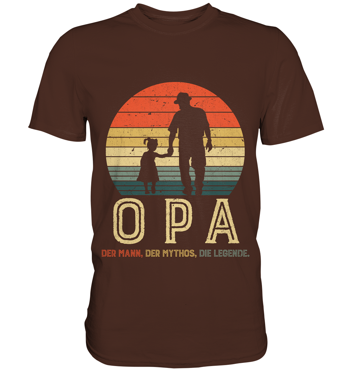 Opa und Enkelin Herren Premium T-Shirt