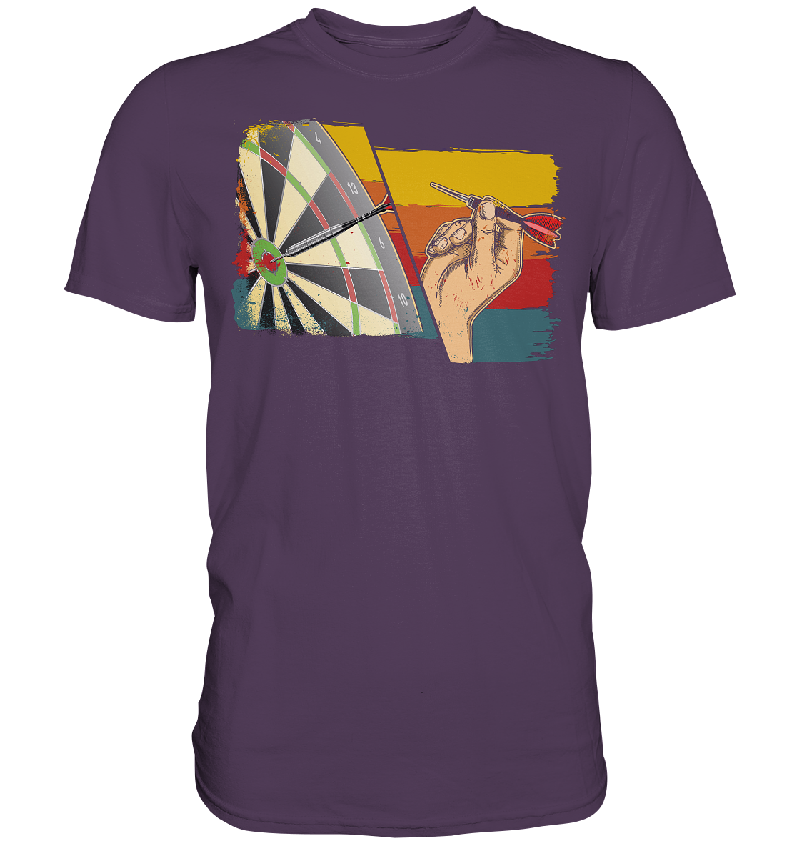 Dartpfeil Triple Dartscheibe Bullseye Darts T-Shirt