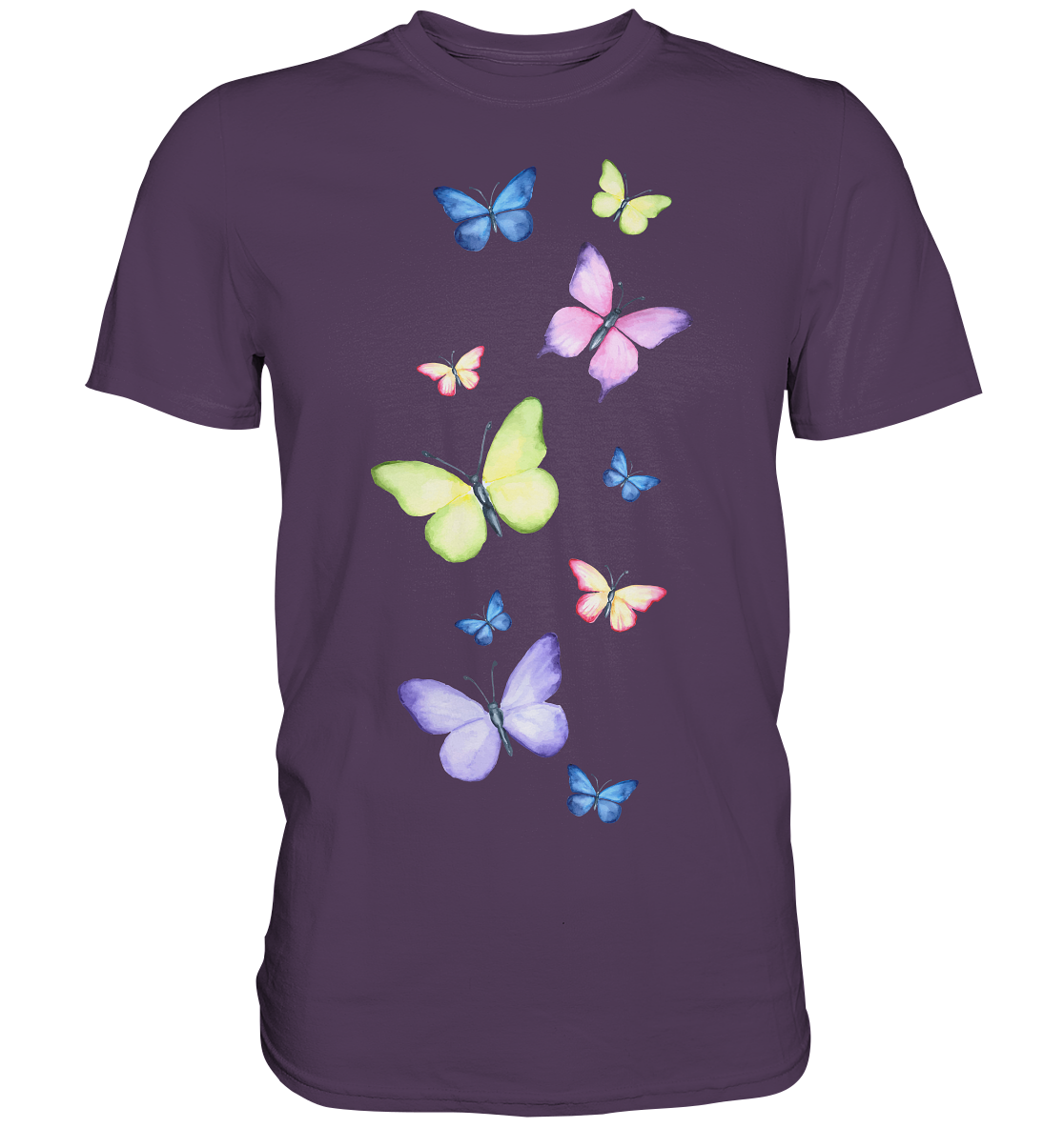 Bunte Schmetterlinge T-Shirt Schmetterling