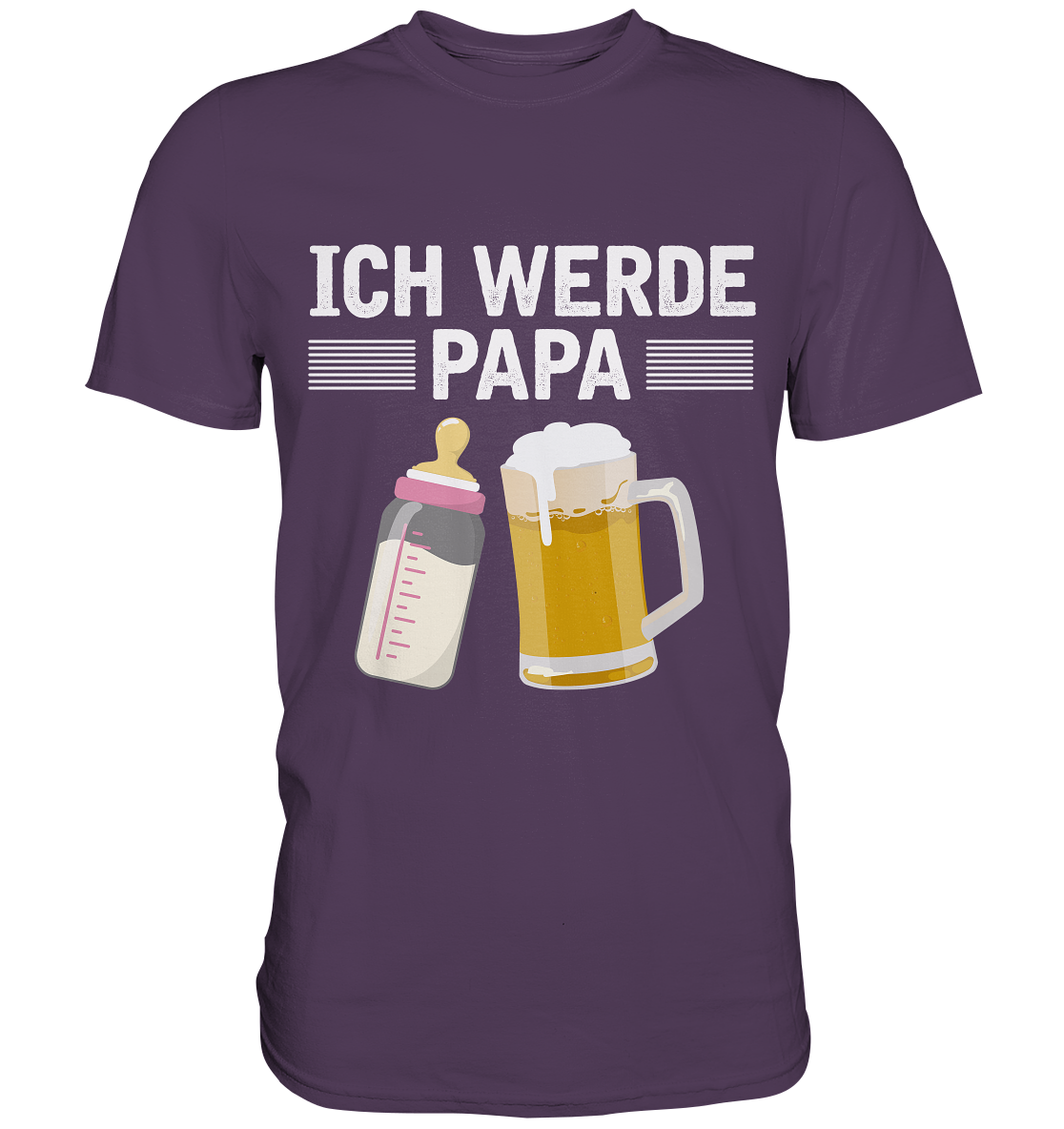 Ich werde Papa Herren Premium T-Shirt