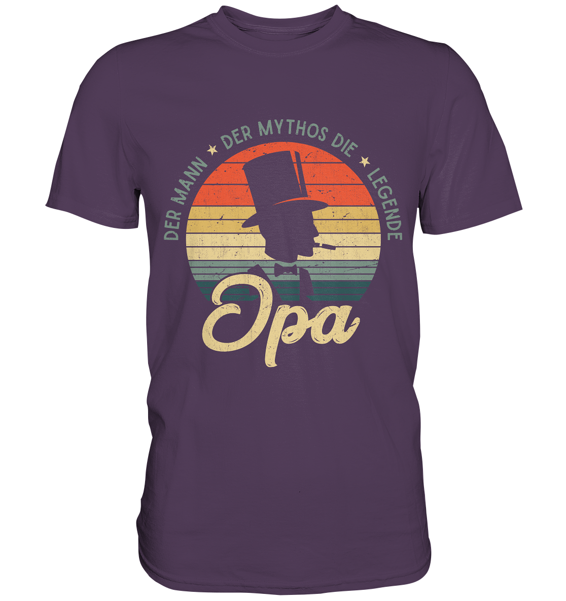Opa die Legende Herren Premium T-Shirt