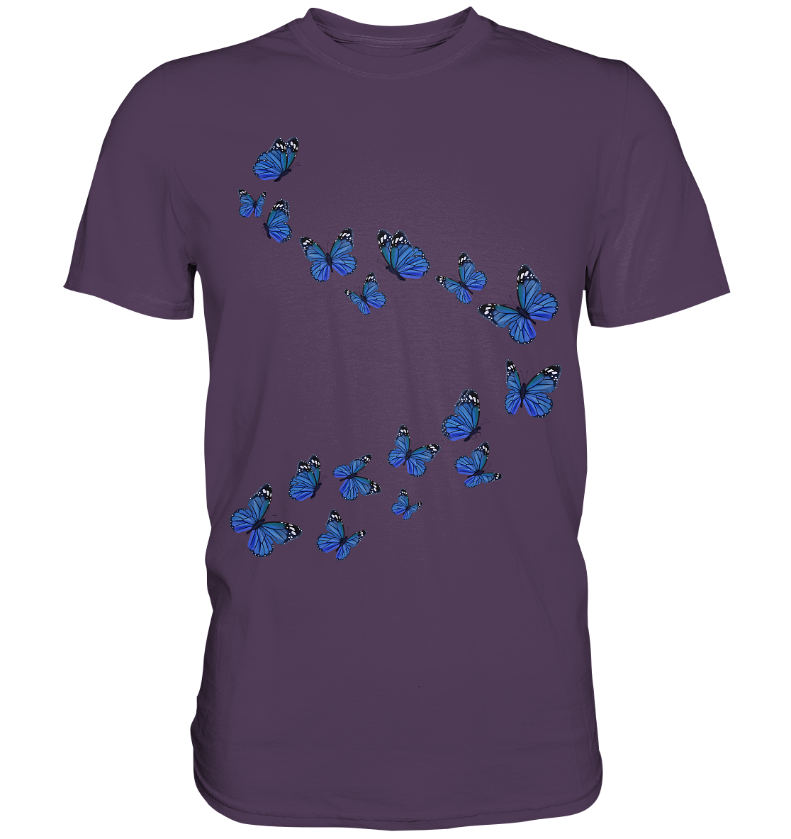 Blaue Schmetterlinge T-Shirt