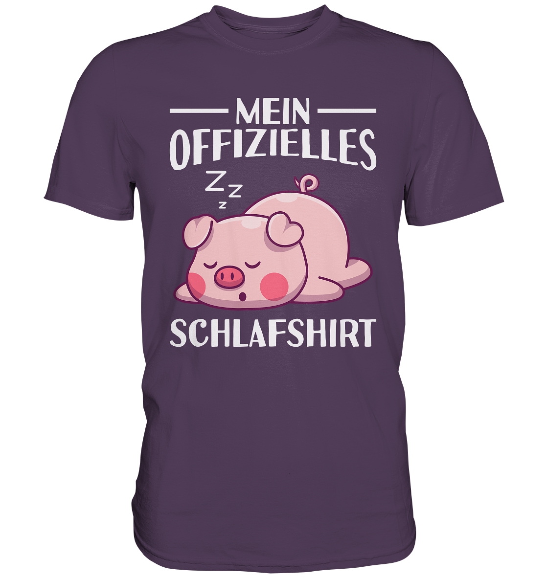 Offizielles Schlafshirt Nachthemd Schlafanzug Pyjama Schweinchen T-Shirt