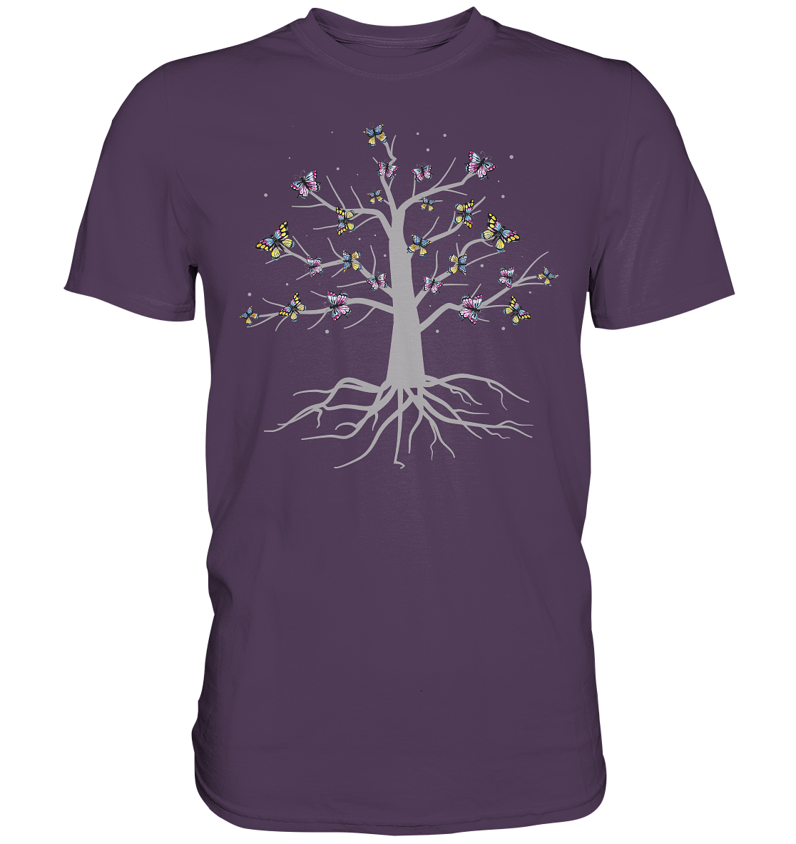 Bunter Schmetterling Baum T-Shirt Kopie Kopie Kopie - Premium Shirt