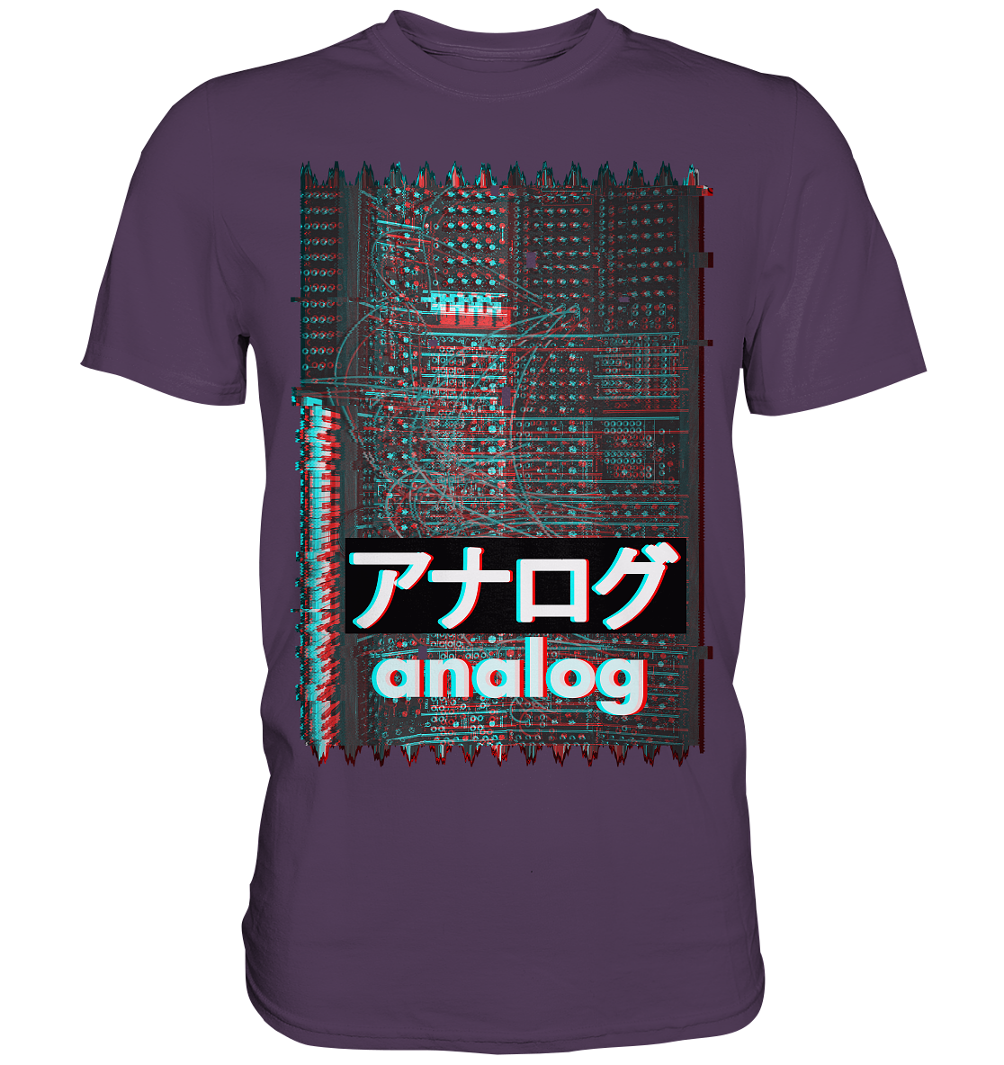 Synthesizer Glitch Japan Analog Modular Synth T-Shirt