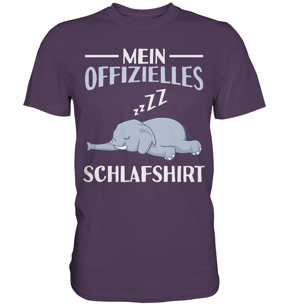 Offizielles Schlafshirt Nachthemd Schlafanzug Pyjama Elefant T-Shirt