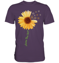 Laden Sie das Bild in den Galerie-Viewer, Peace Symbol Sonnenblumen T-Shirt Gärtner Geschenk
