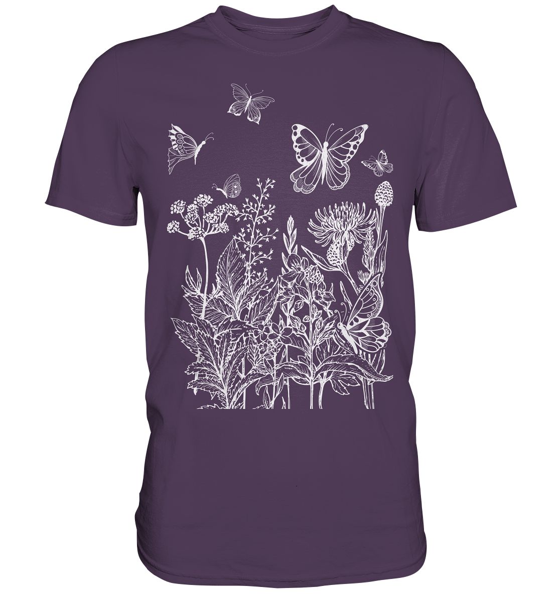 Natur Schmetterling Wiese T-Shirt