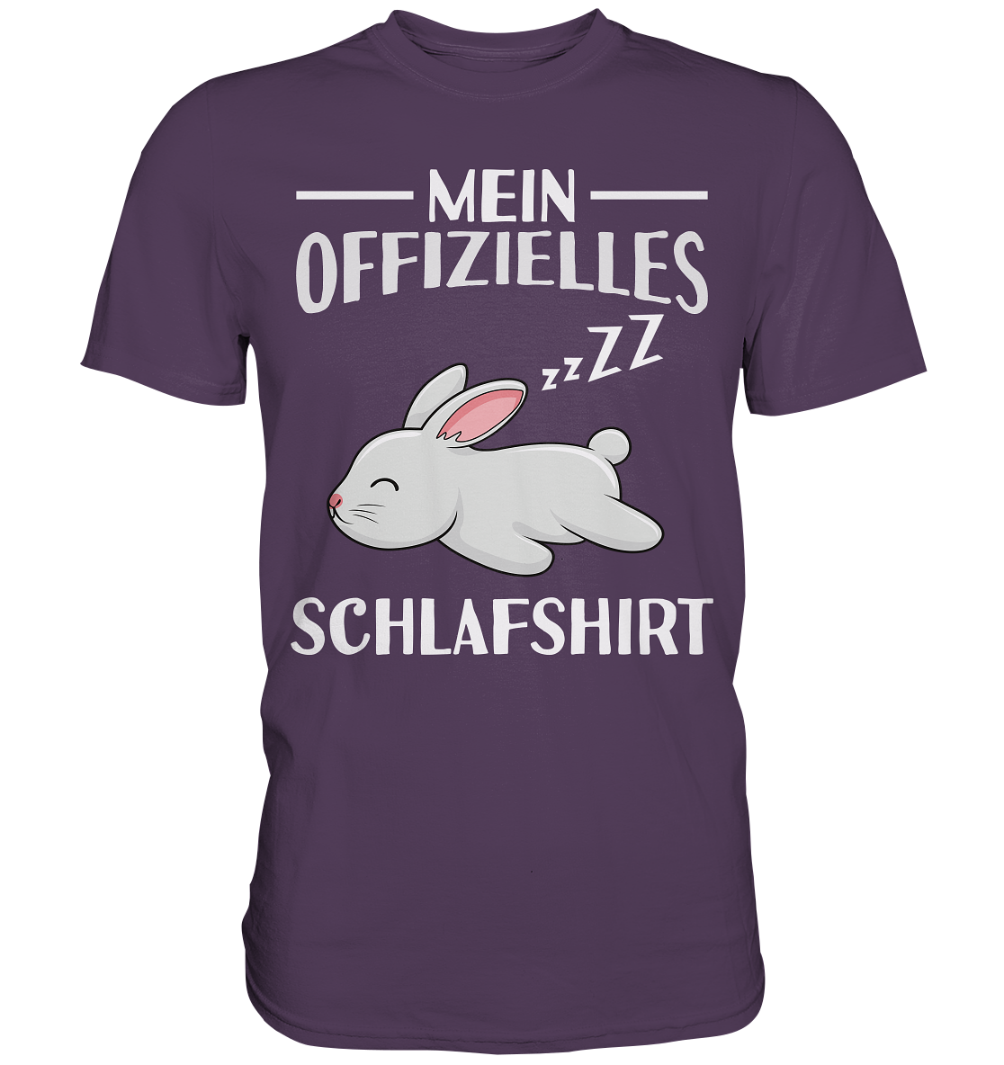 Offizielles Schlafshirt Nachthemd Schlafanzug Pyjama Hase T-Shirt