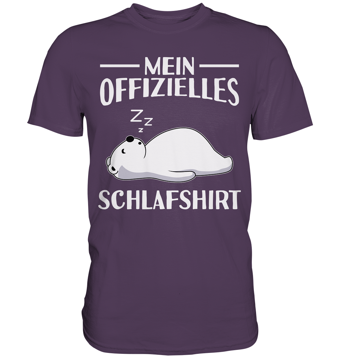 Offizielles Schlafshirt Nachthemd Schlafanzug Pyjama Eisbär T-Shirt