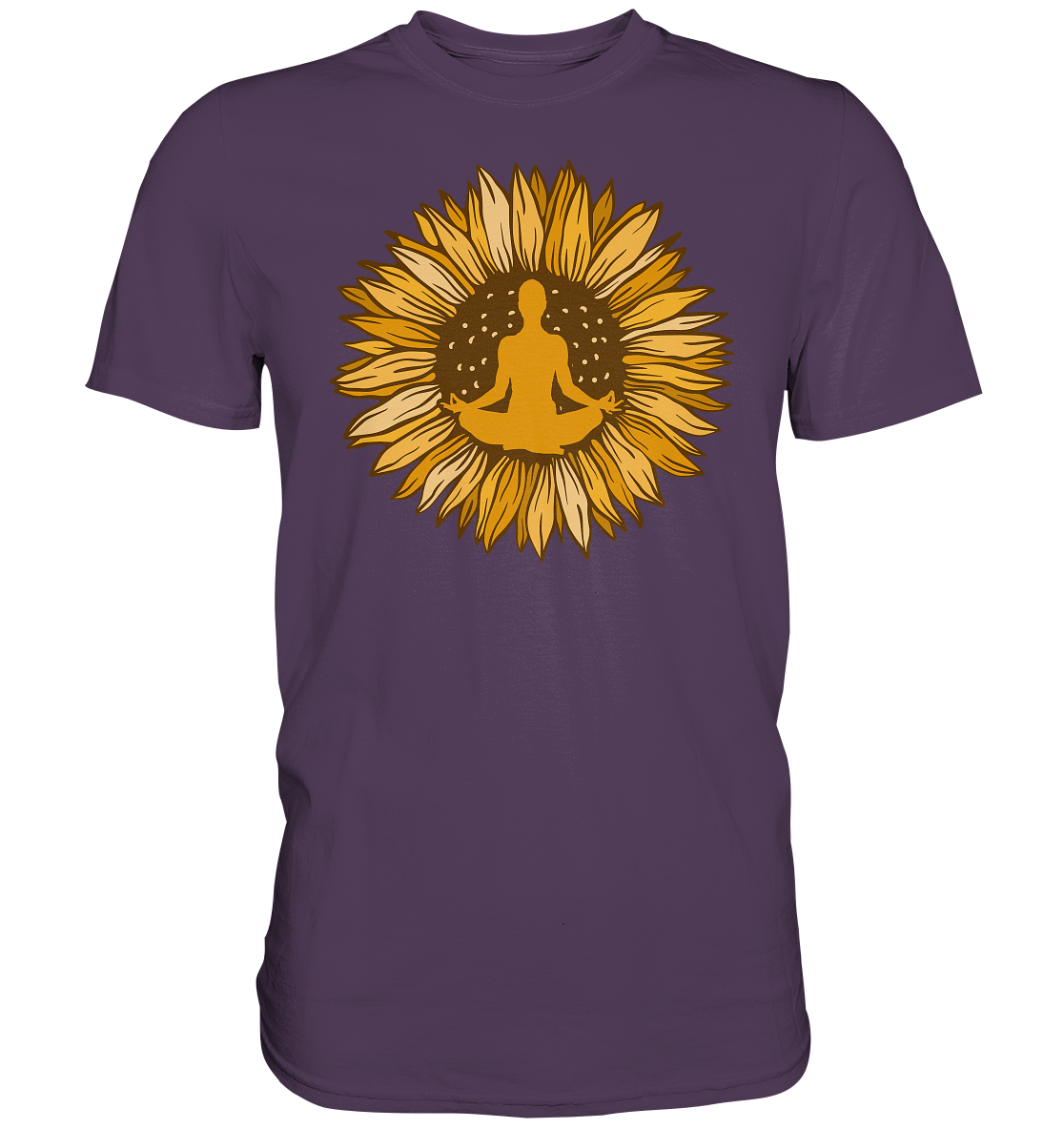 Yoga Sonnenblumen T-Shirt Gärtner Geschenk Garten Meditation