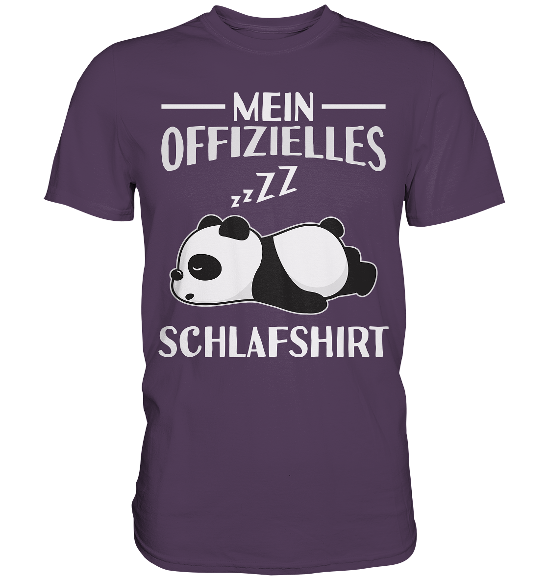Offizielles Schlafshirt Nachthemd Schlafanzug Pyjama Panda T-Shirt