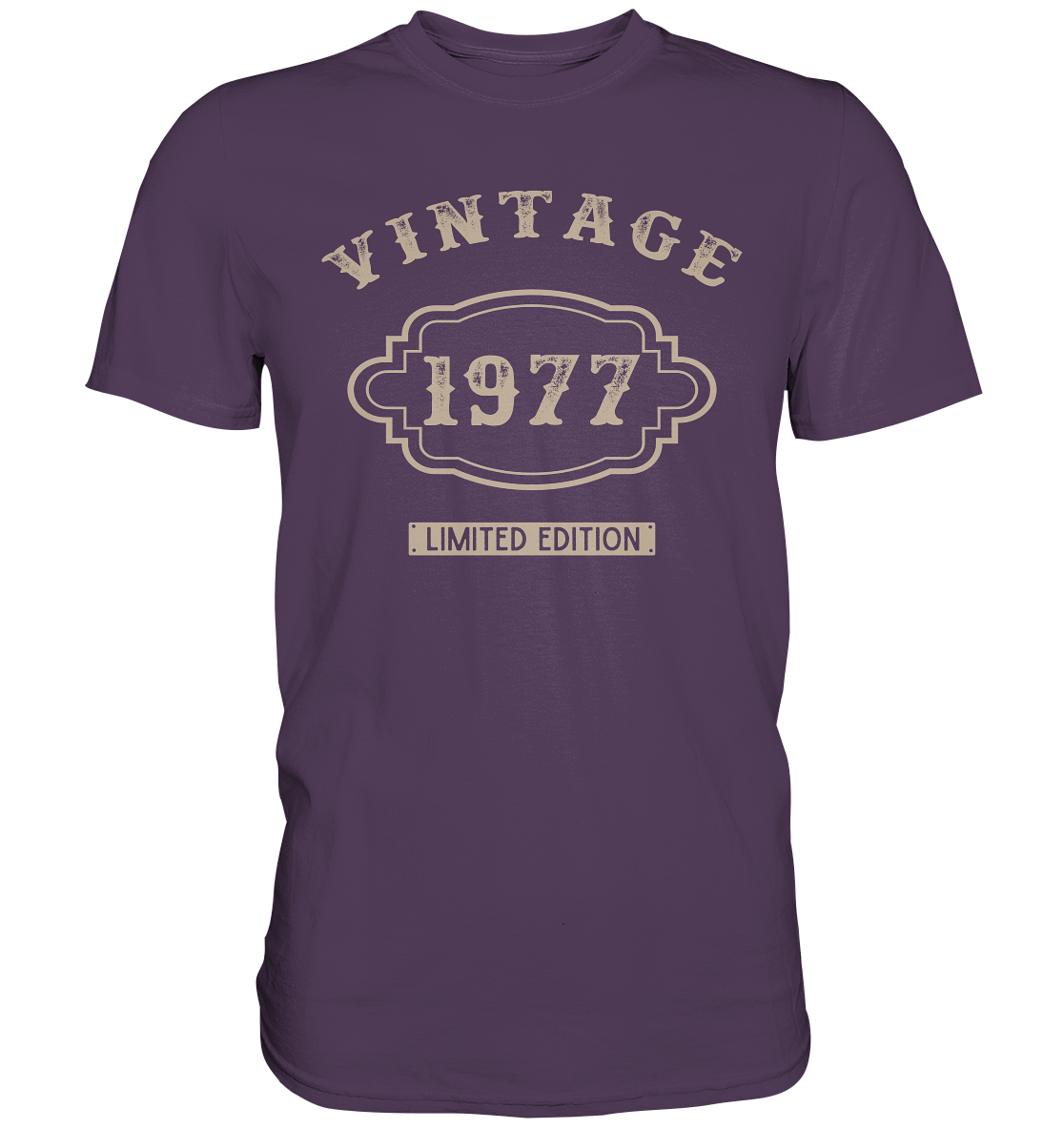 Vintage personalisiertes Geburtstagsshirt Herren Limited Edition