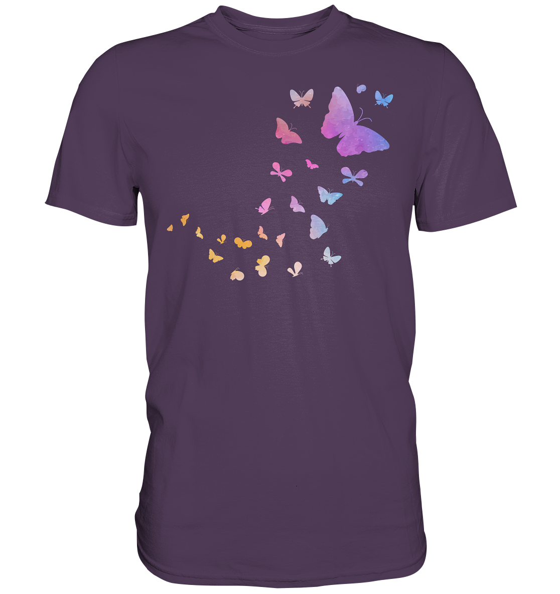Aquarell Schmetterlinge T-Shirt