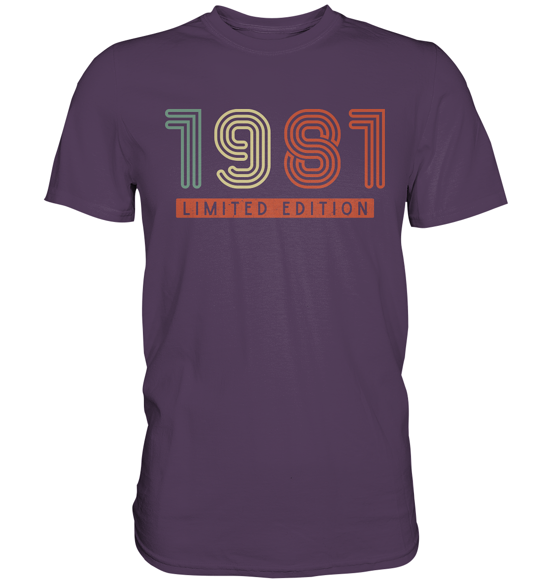 Retro Limited Edition personalisiertes Geburtstag T-Shirt Männer Frauen