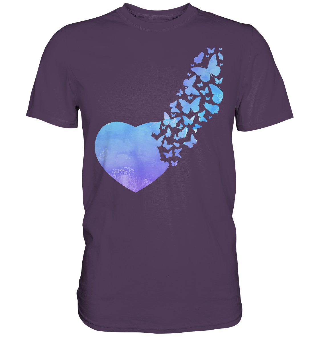 Buntes Frauen Schmetterling T-Shirt