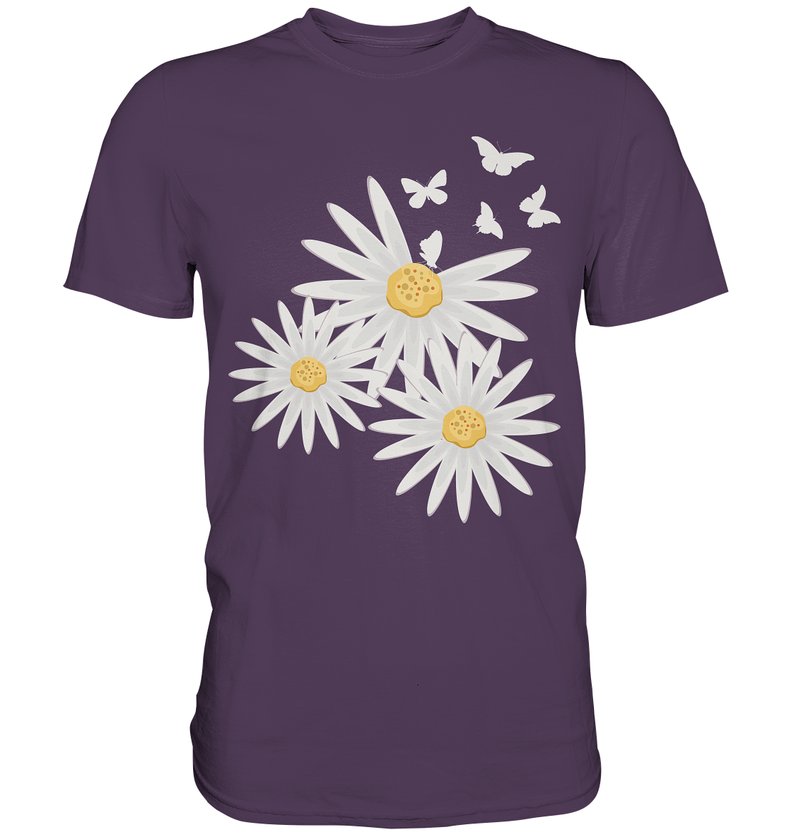 Gänseblümchen Schmetterlinge T-Shirt