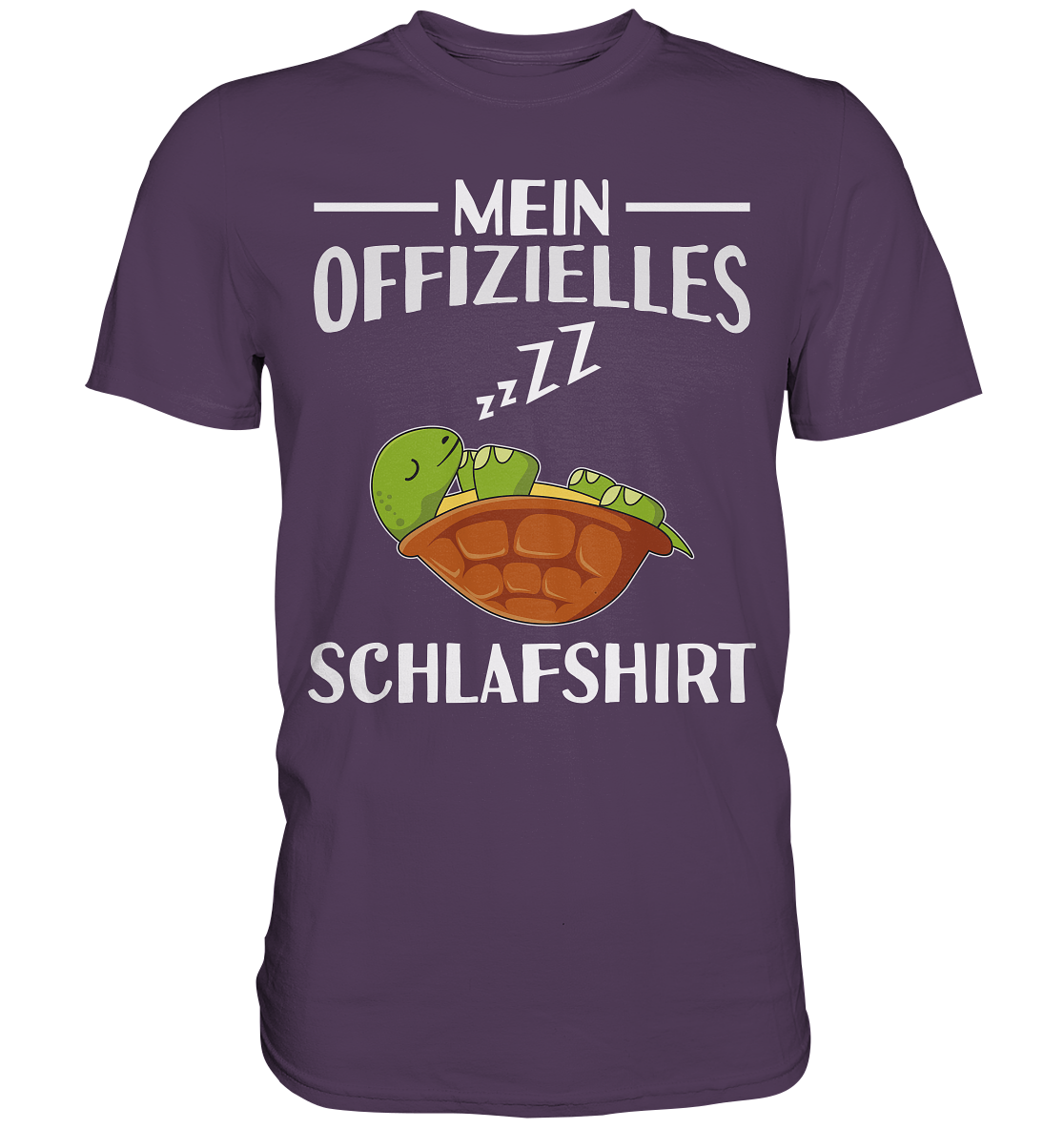 Offizielles Schlafshirt Nachthemd Schlafanzug Pyjama Schildkröte T-Shirt