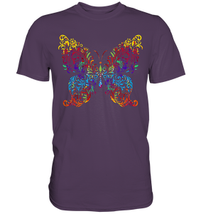 Kunst Farbiger Schmetterling T-Shirt