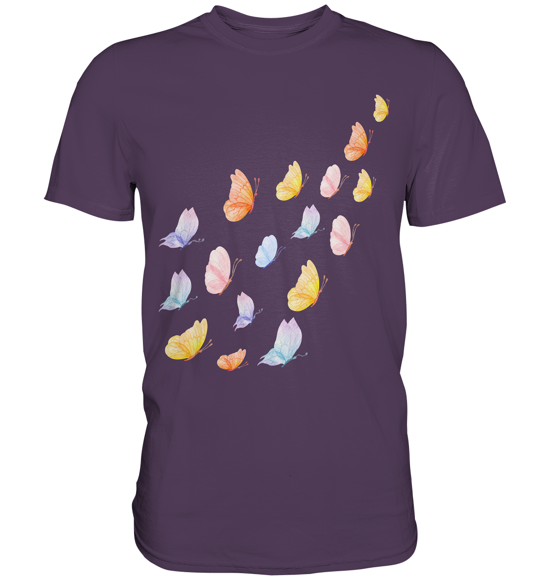 Aquarell Schmetterlinge T-Shirt